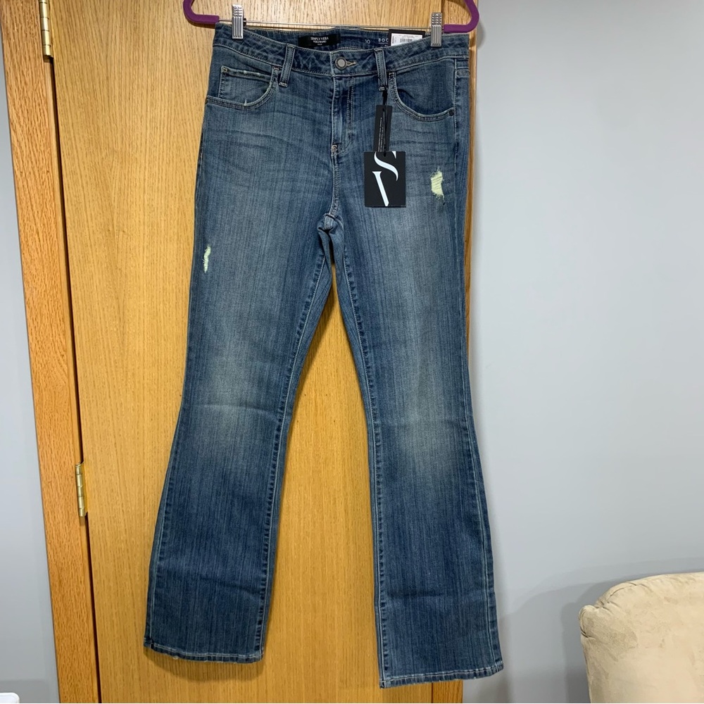Simply Vera Slimming Stretch Bootcut Jeans - Size 10